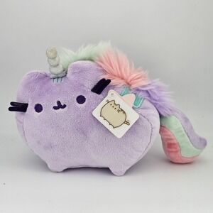 NEW Pusheen PURPLE SOUND PUSHEENICORN 7.5-Inch Plush Cat Stuffed Animal Toy Gund